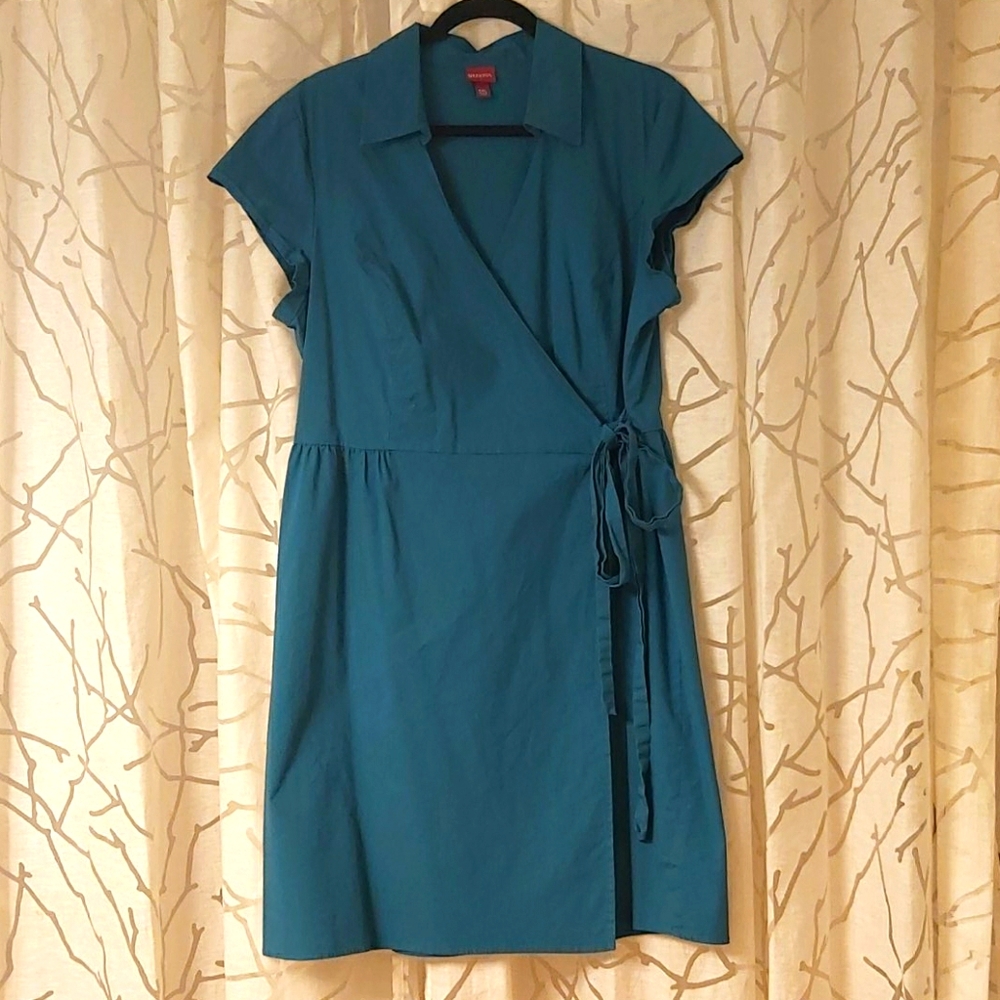 Merona XXL Teal Wrap Dress